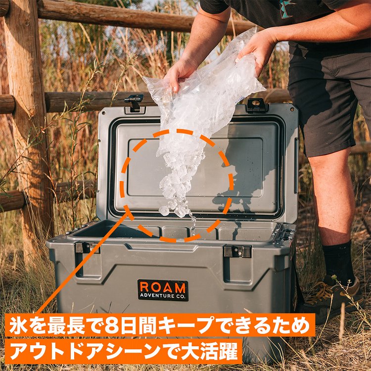 在庫処分特価】ROAM ADVENTURE CO. RUGGED COOLER 45QT 選べる4